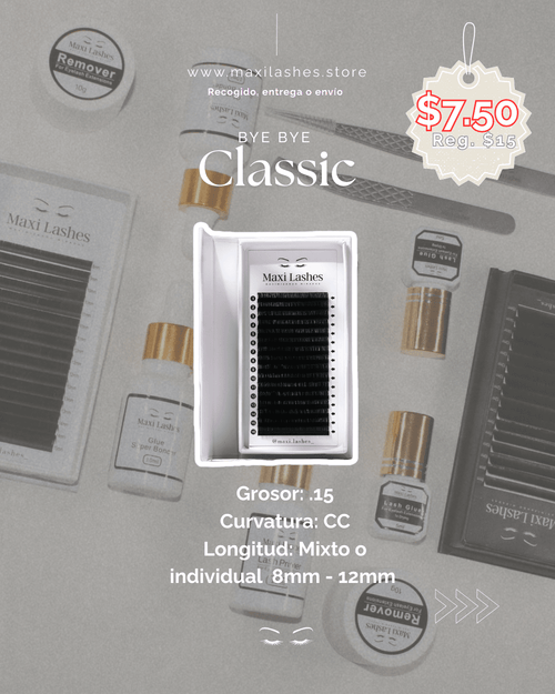 Clásicas flat (.15) - Maxi Lashes