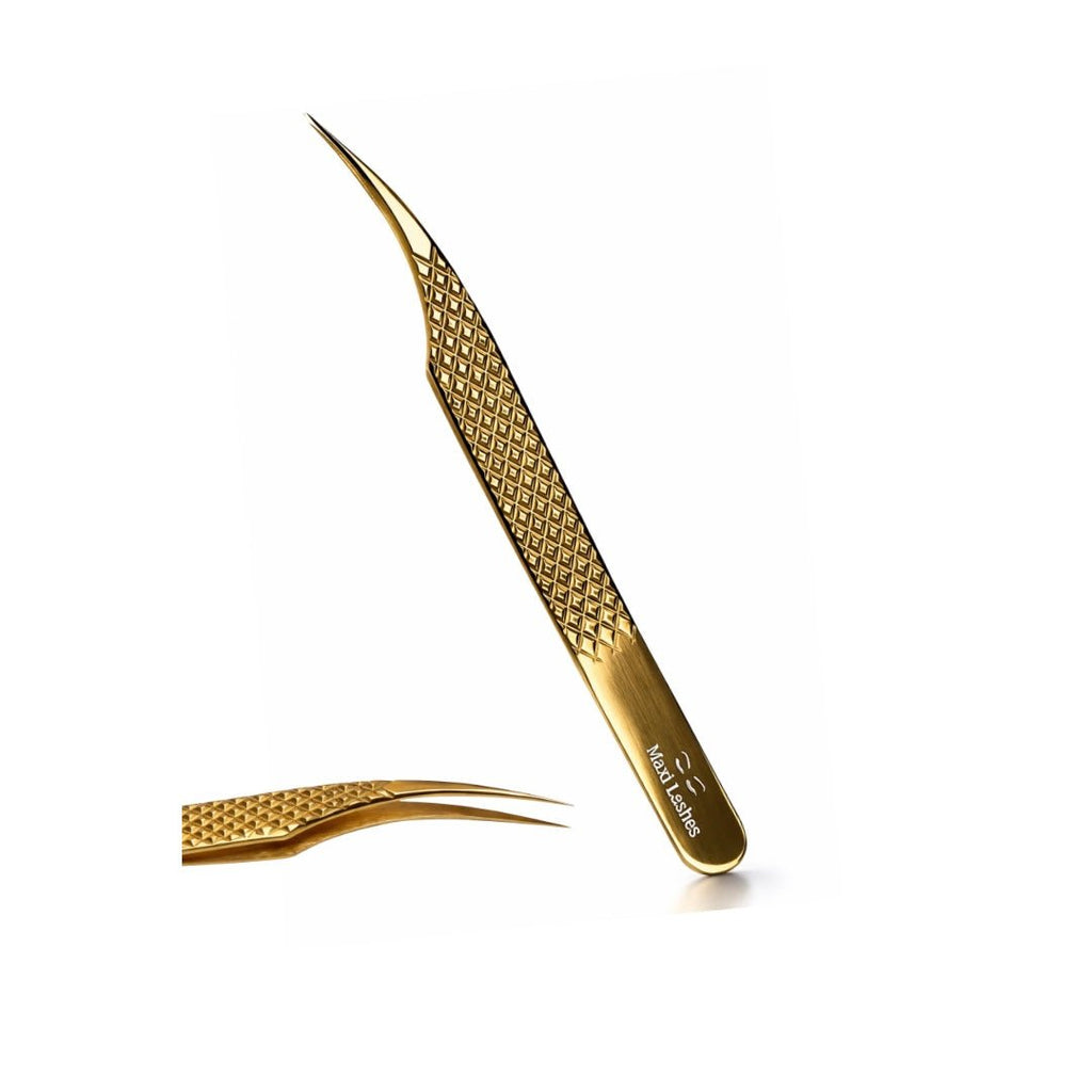 Golden Isolate tweezer - long tip - Maxi Lashes