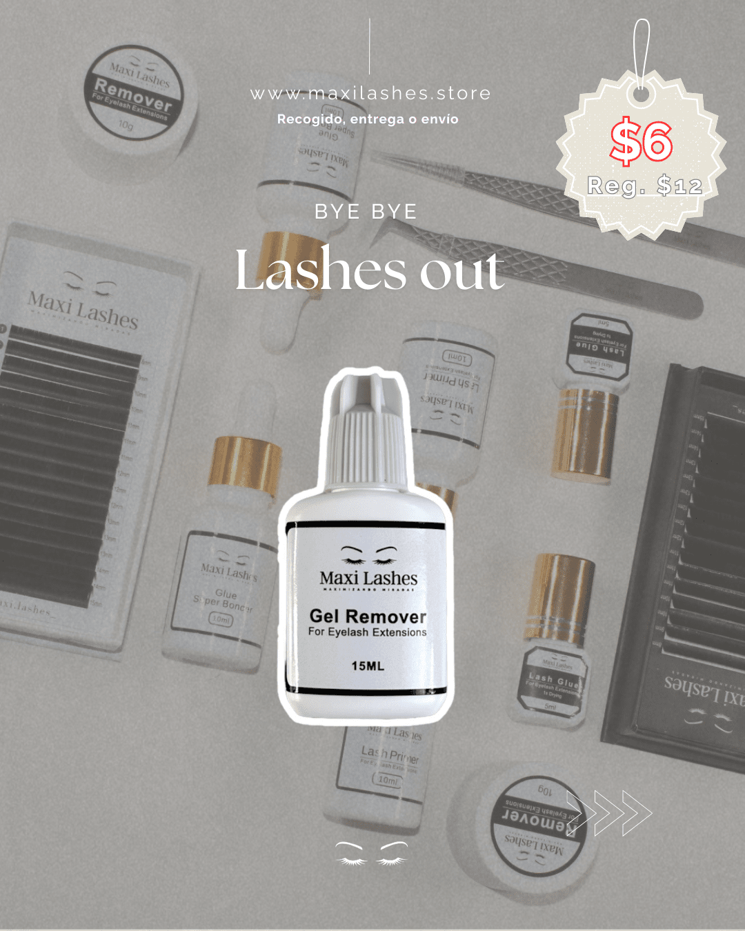 Removedor de extensiones - Maxi Lashes